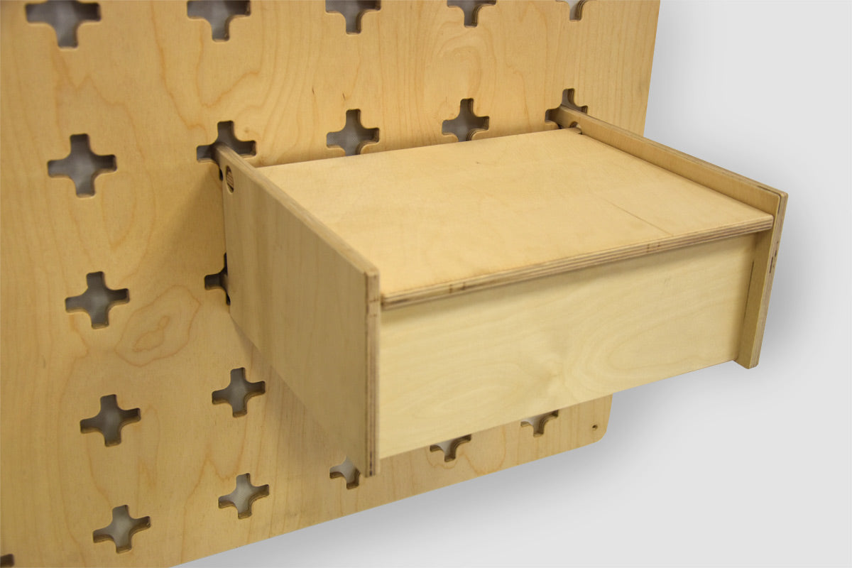 Hangende organizer met 6 bakken