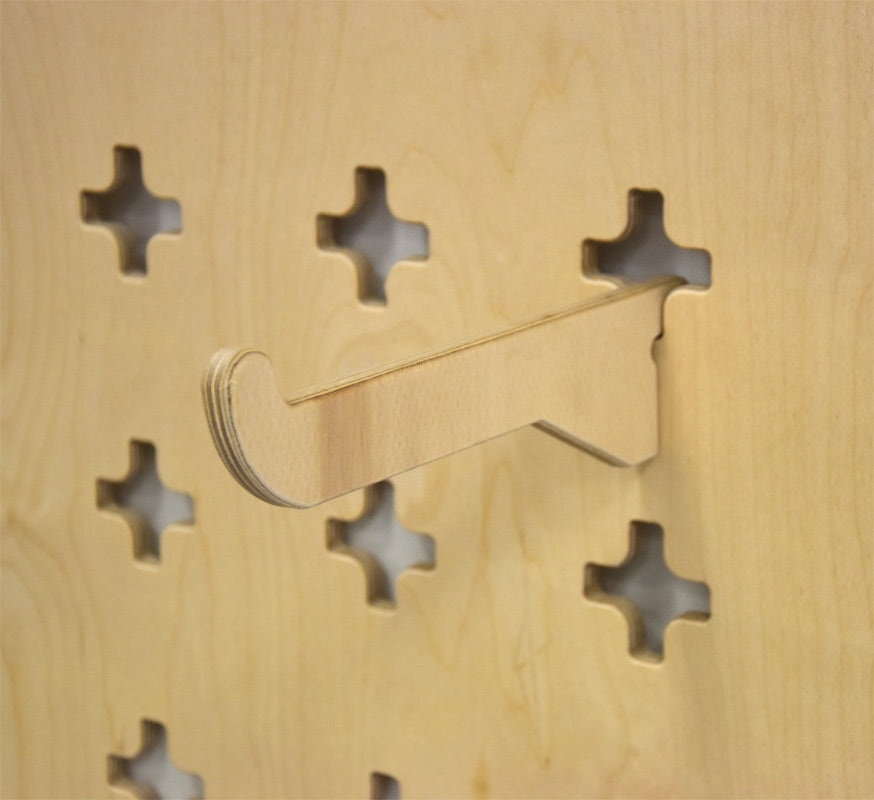 Set van werkplaatswand en accessoires – haken, schroevendraaierhouder en boormachinehouder