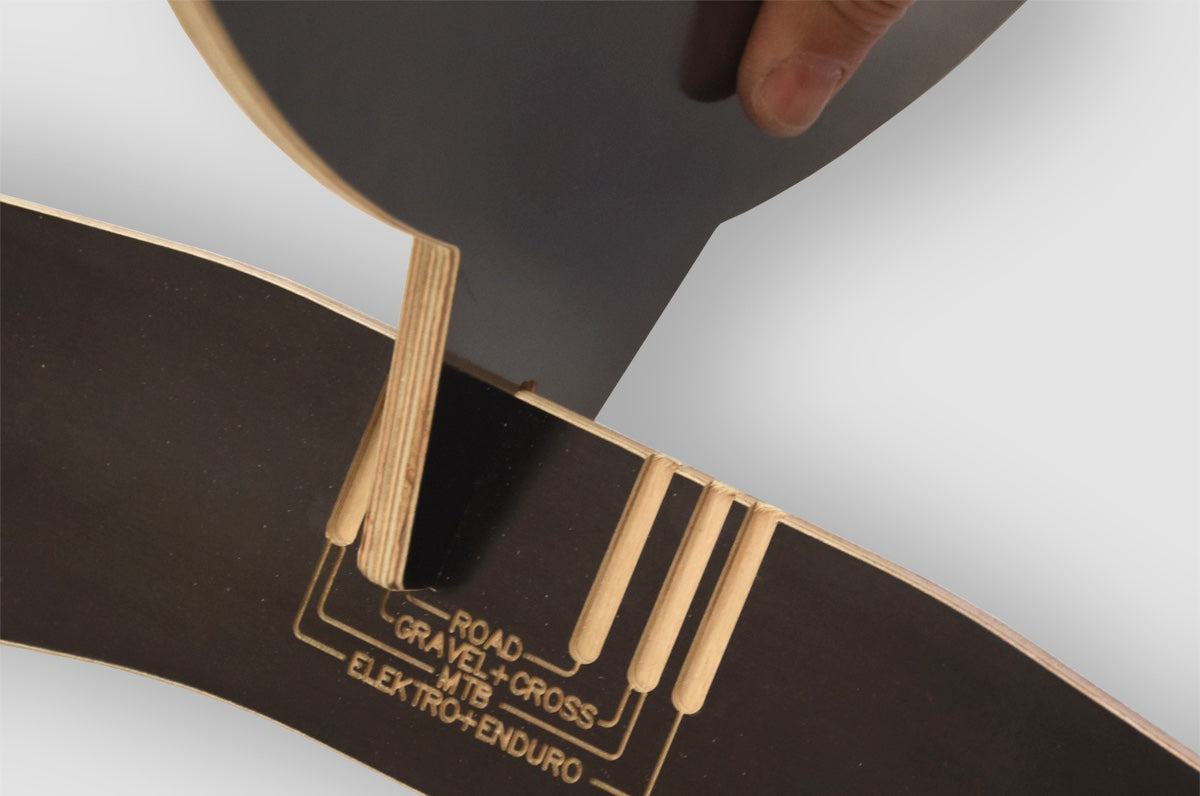 Verstelbare fietsenstandaard