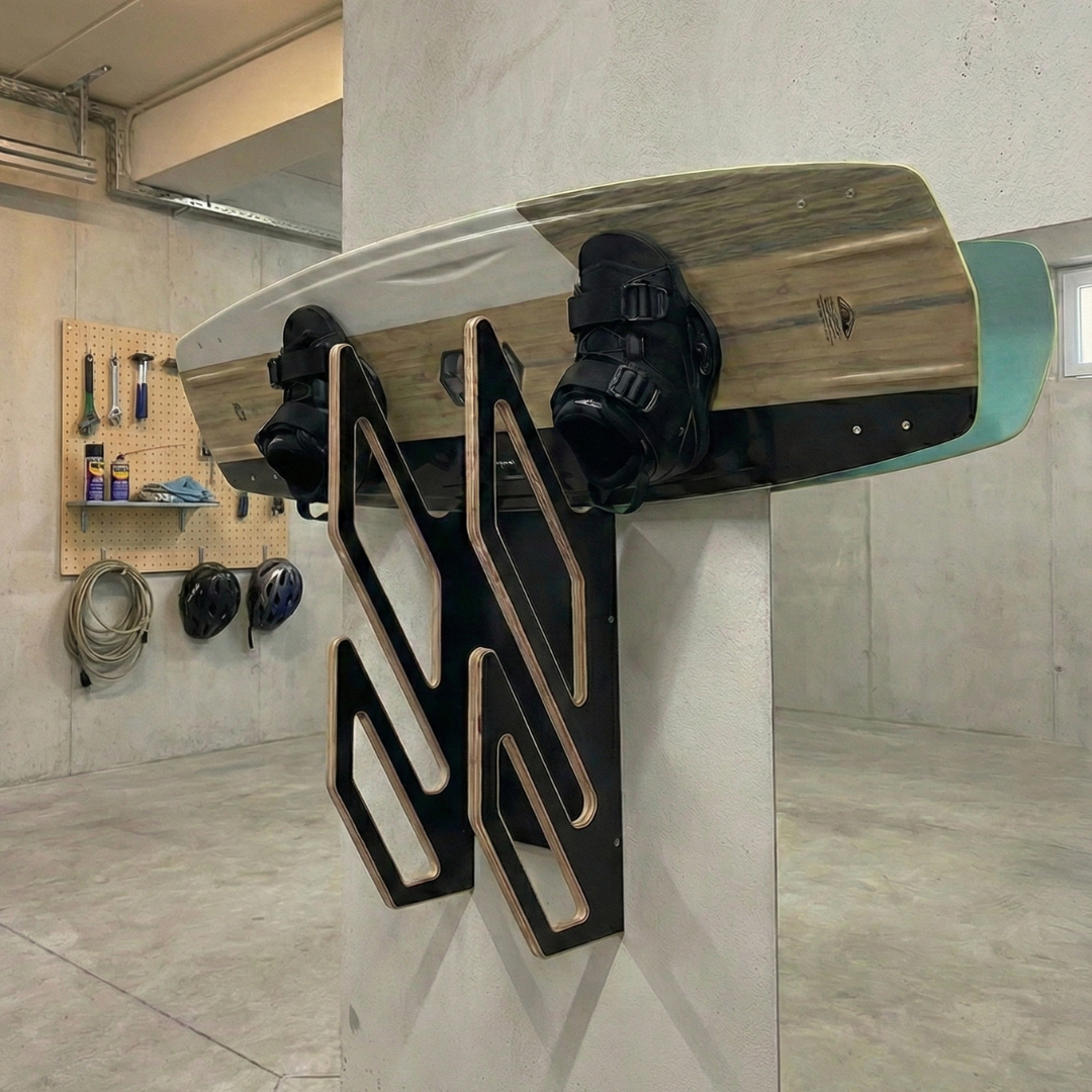 Zwart wandrek voor 2 wakeboards