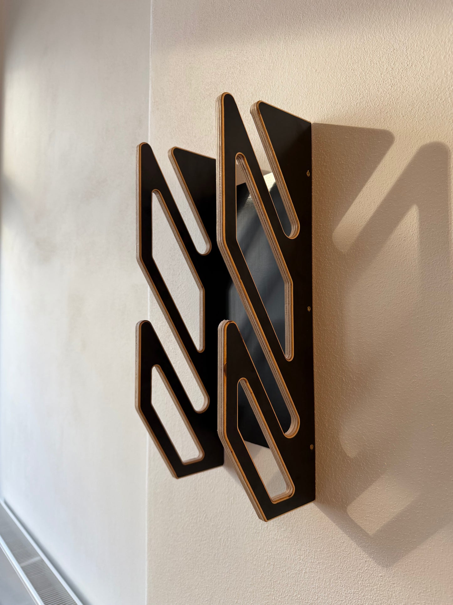 Zwart wandrek voor 2 wakeboards