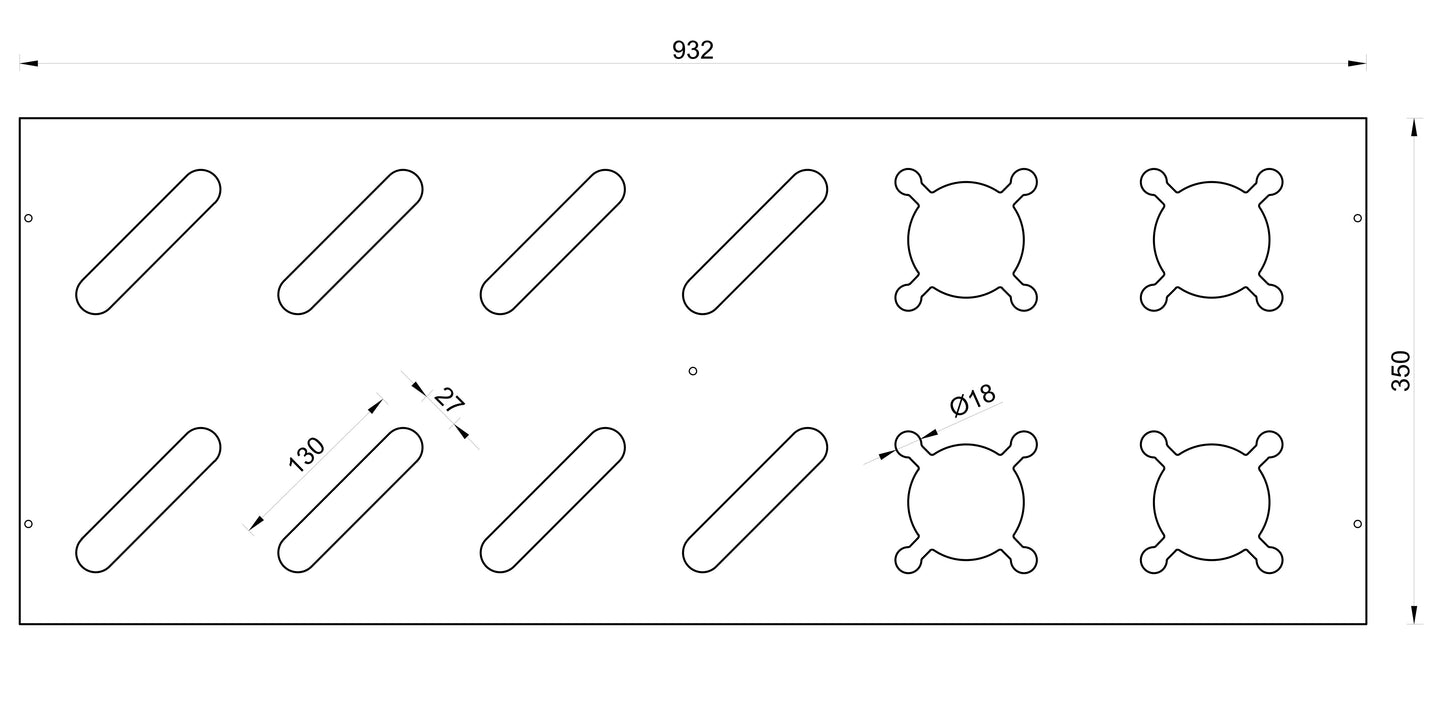 Gecombineerde houten standaard voor ski’s en stokken