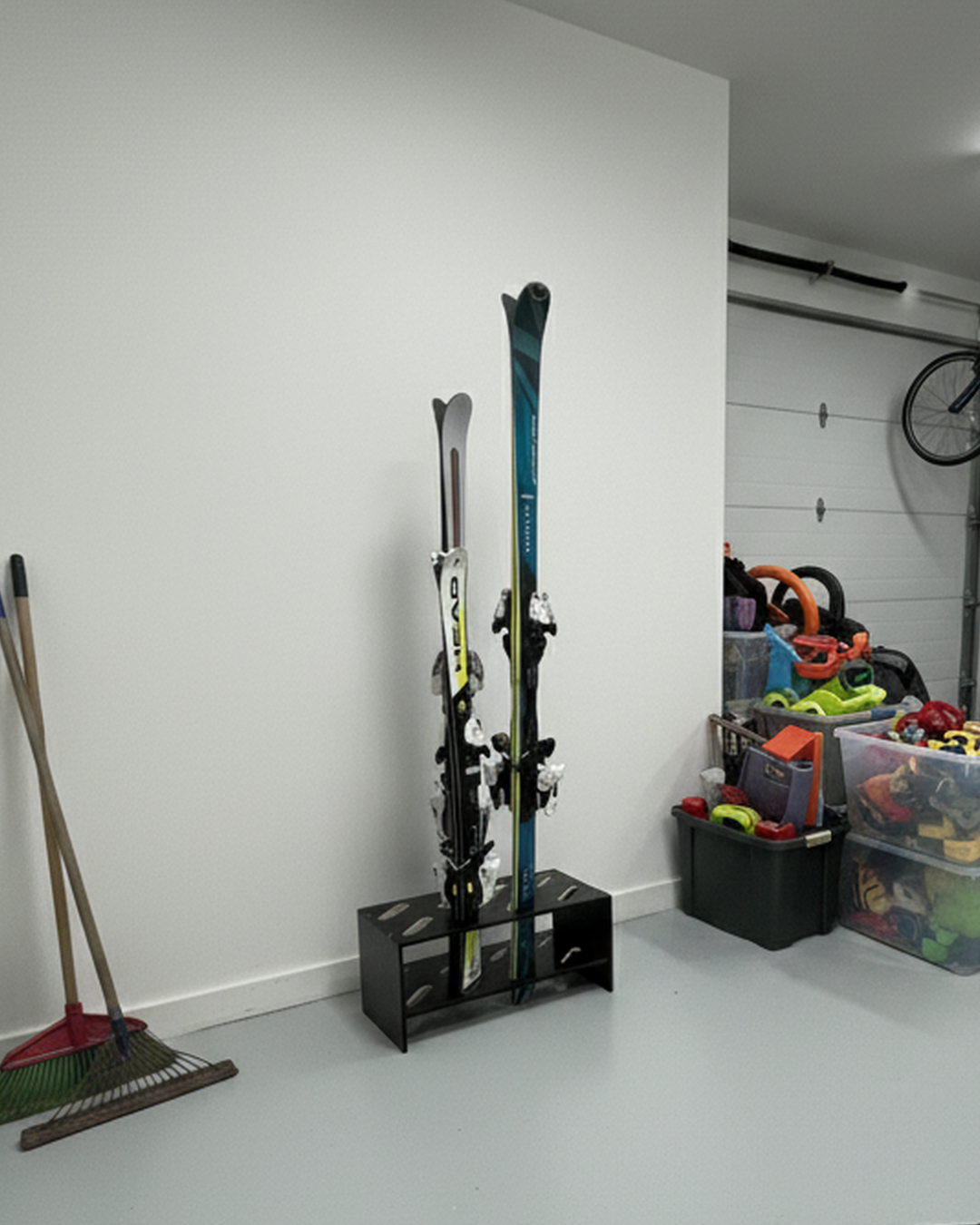 Houten skistandaard – 8 paar, 61 x 33 cm