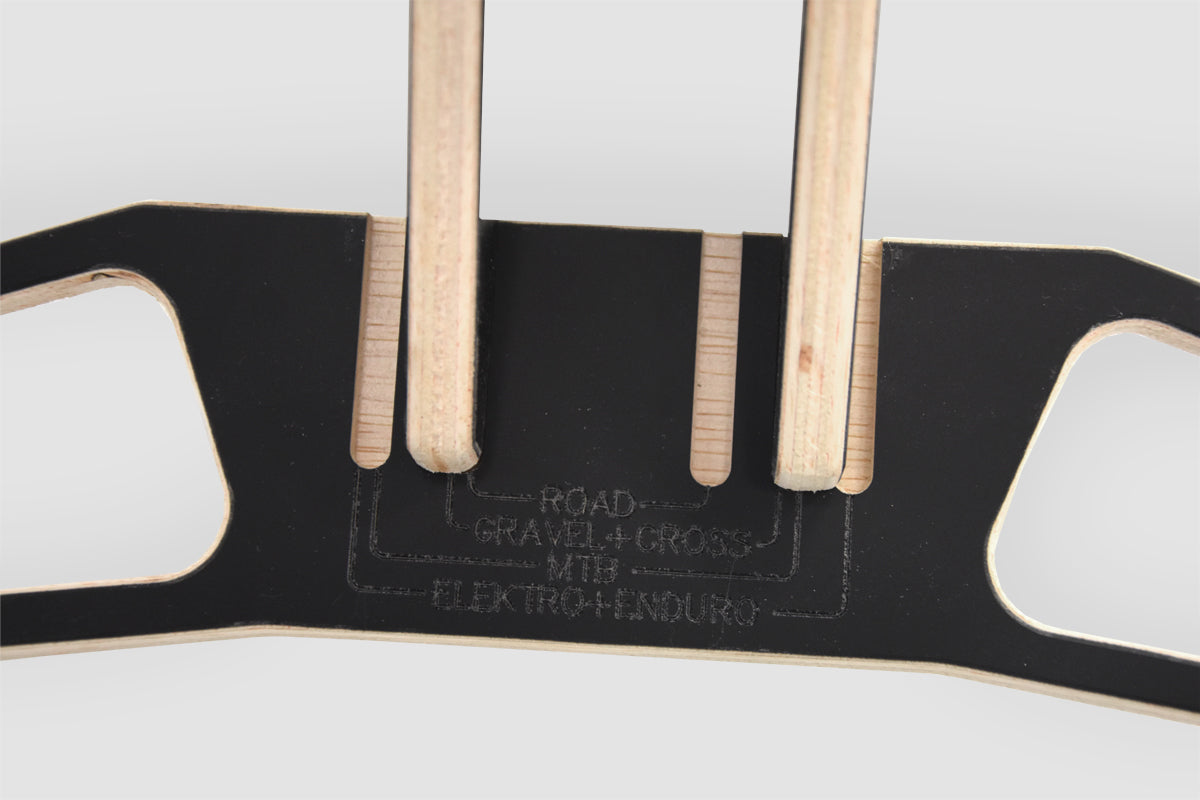 Verstelbare standaard voor 2 fietsen