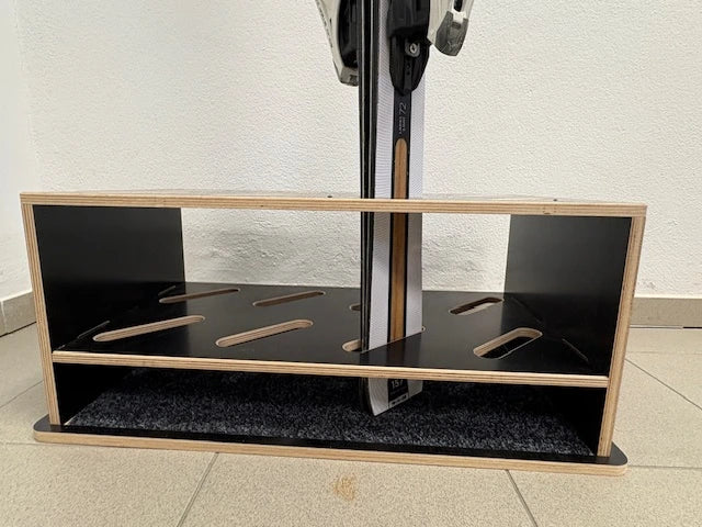 Houten skistandaard – 8 paar, 61 x 33 cm