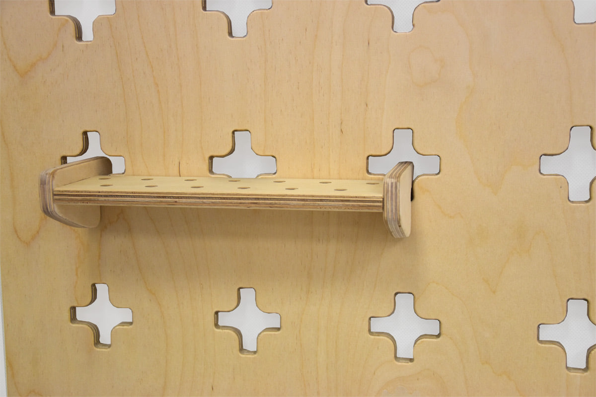 Set van werkplaatswand en accessoires – haken, schroevendraaierhouder en boormachinehouder