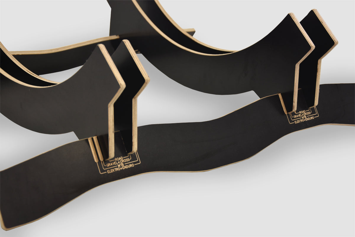 Verstelbare standaard voor 2 fietsen