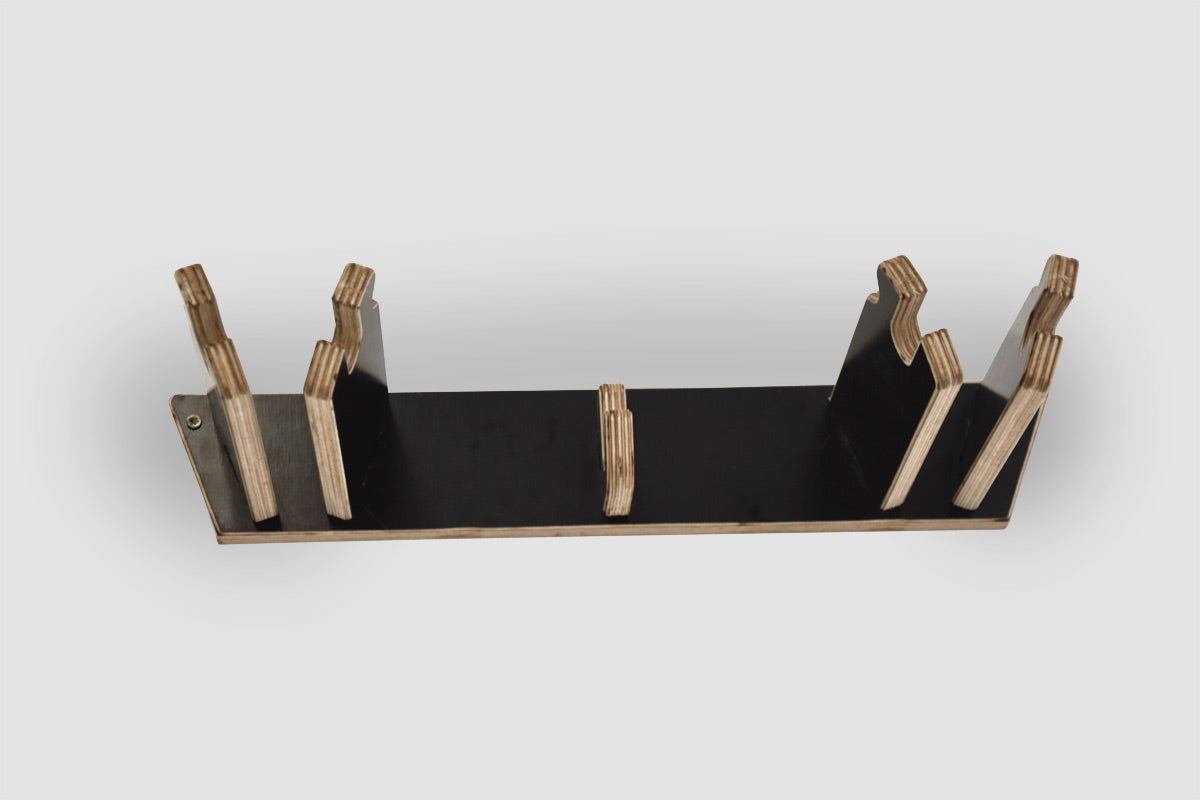 Hangende standaard voor 2 paar ski’s