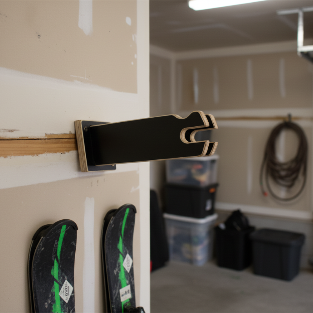 Hangende standaard voor 1 paar ski’s