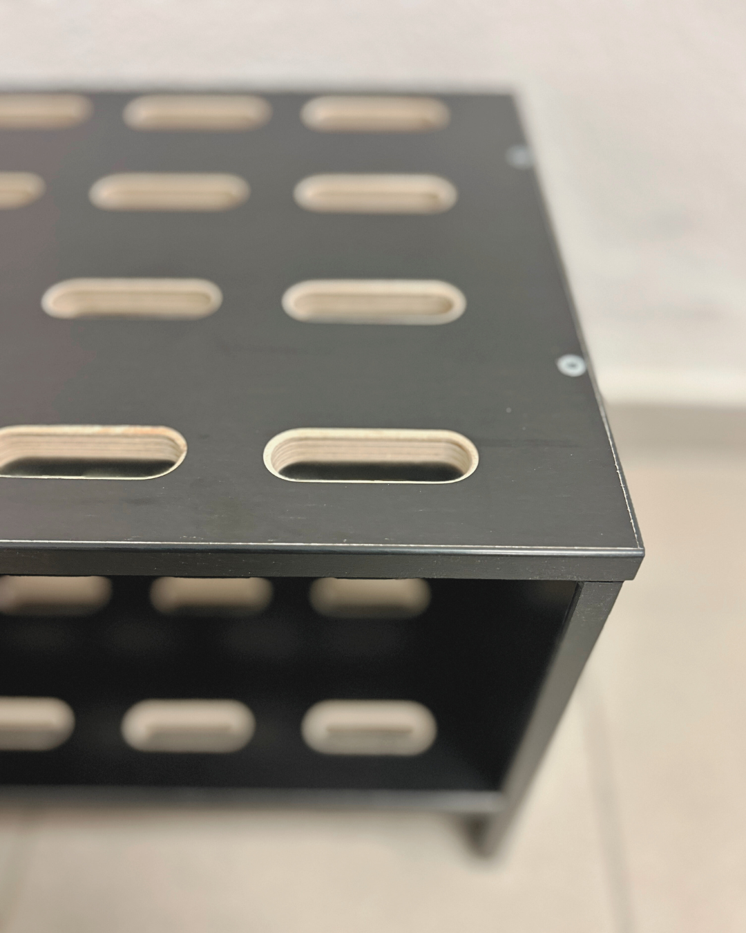 Houten standaard voor 8 paar langlaufski’s