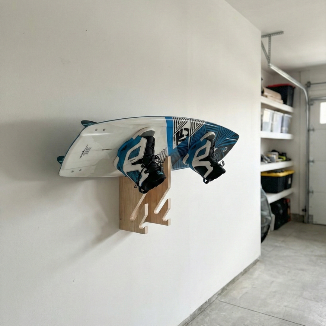 Wandhouder voor 2 wakeboards