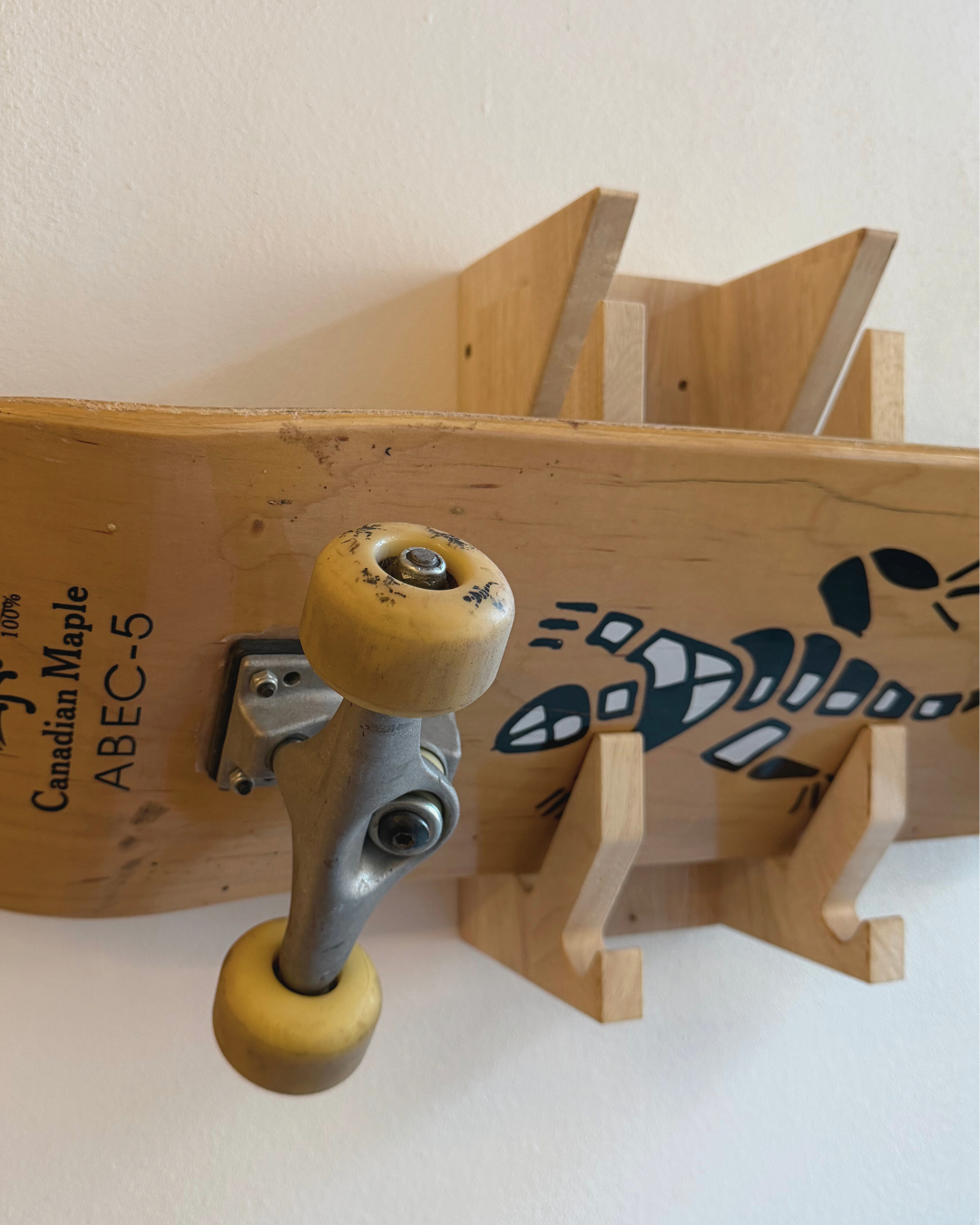 Wandhouder voor 2 skateboards