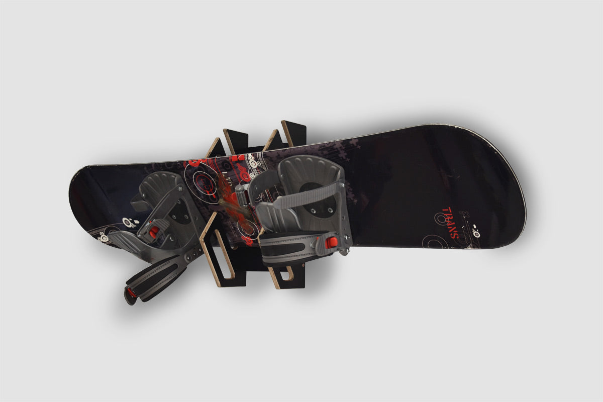 Muurhouder voor 2 snowboards of skateboards