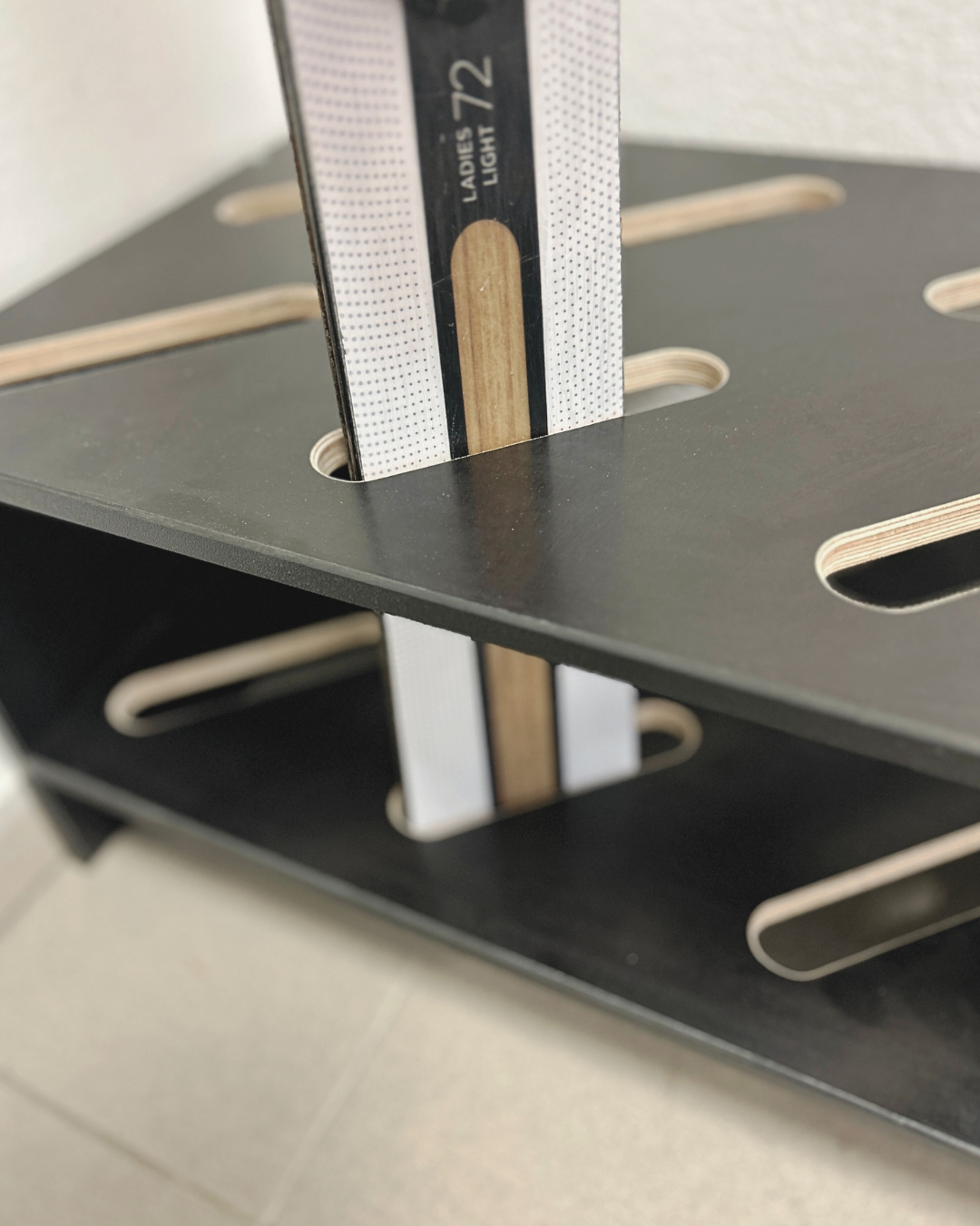 Houten skistandaard – 8 paar, 61 x 33 cm