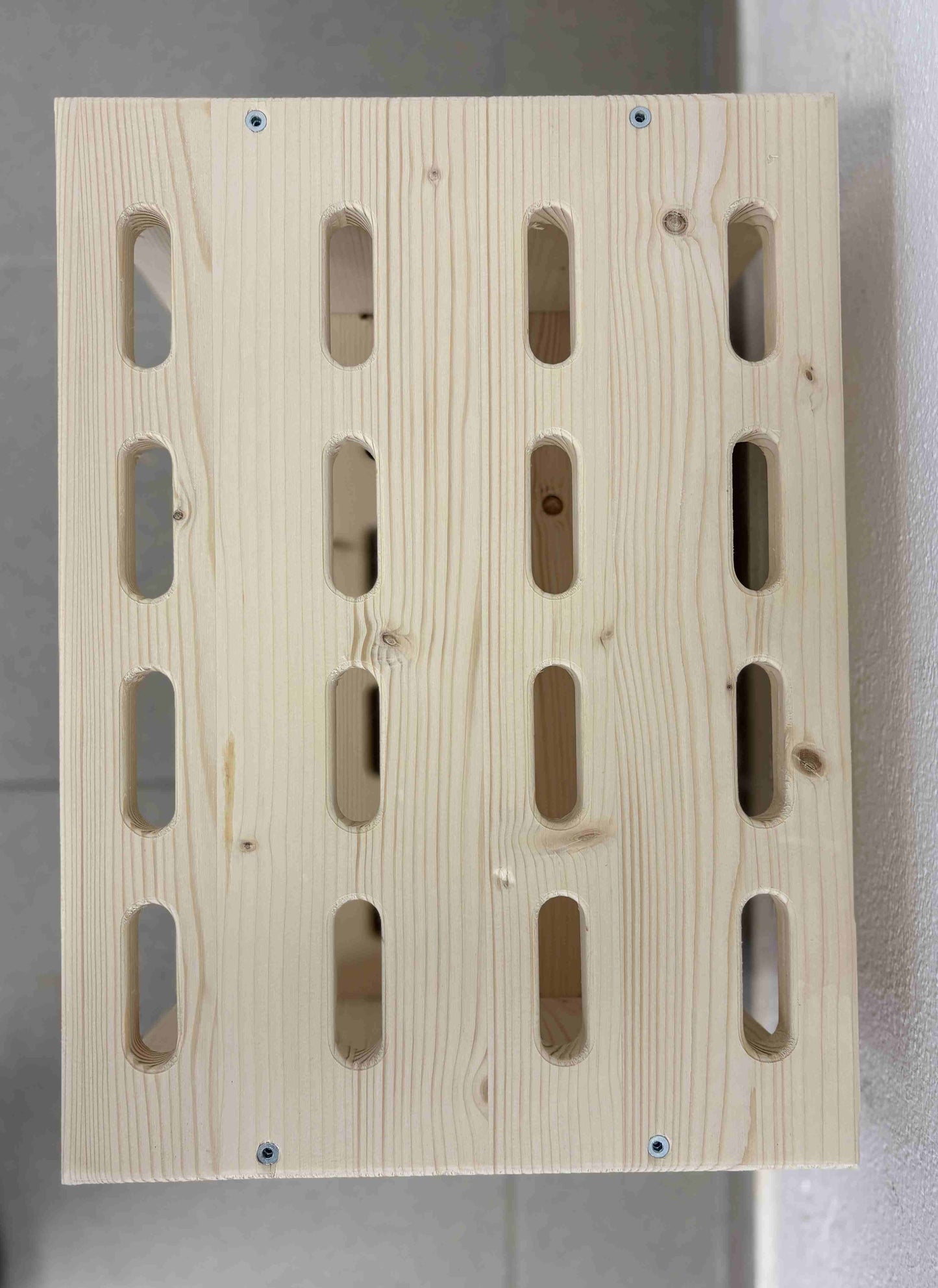 Houten standaard voor 8 paar langlaufski’s - Natuurkleur