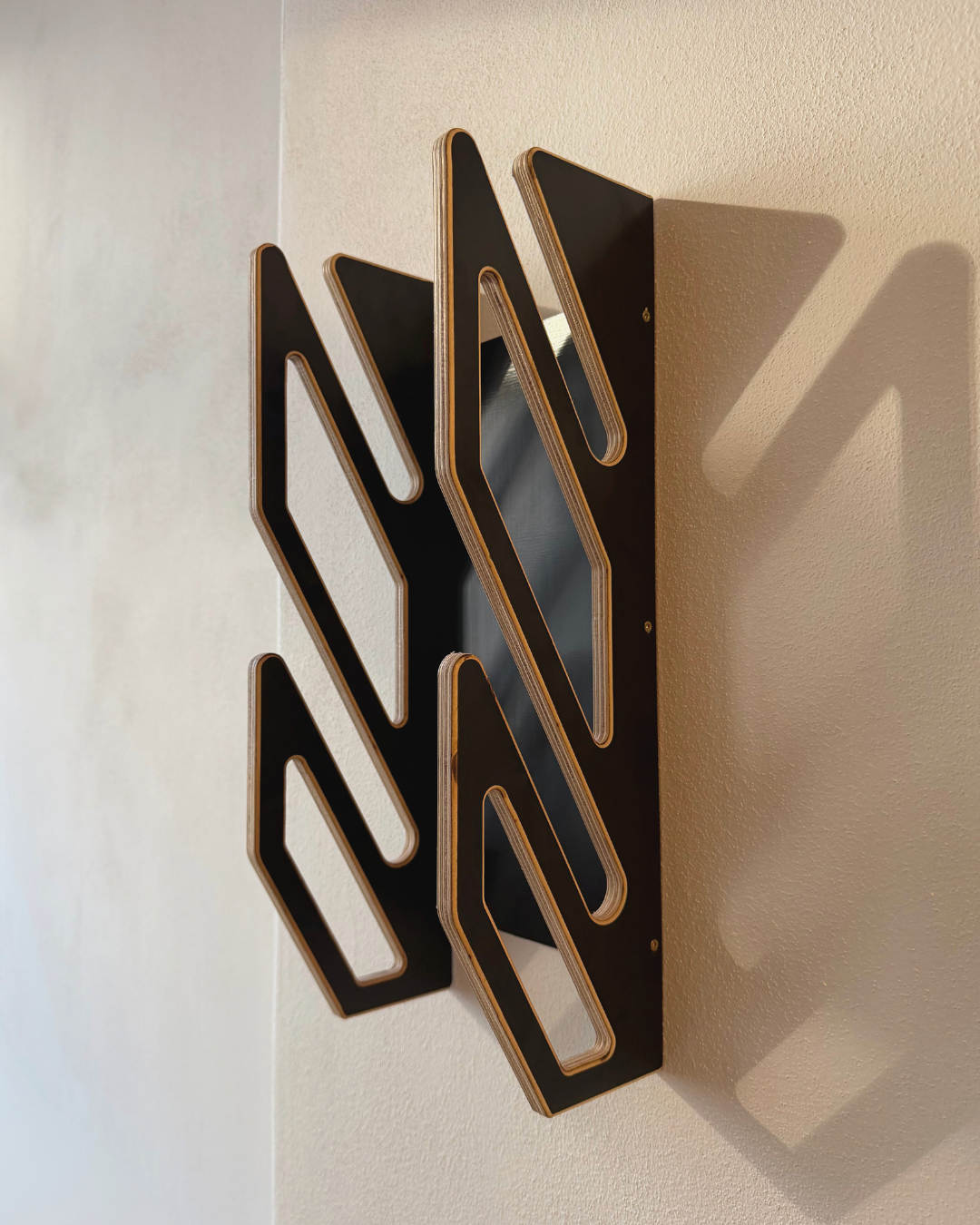 Zwart wandrek voor 2 skateboards